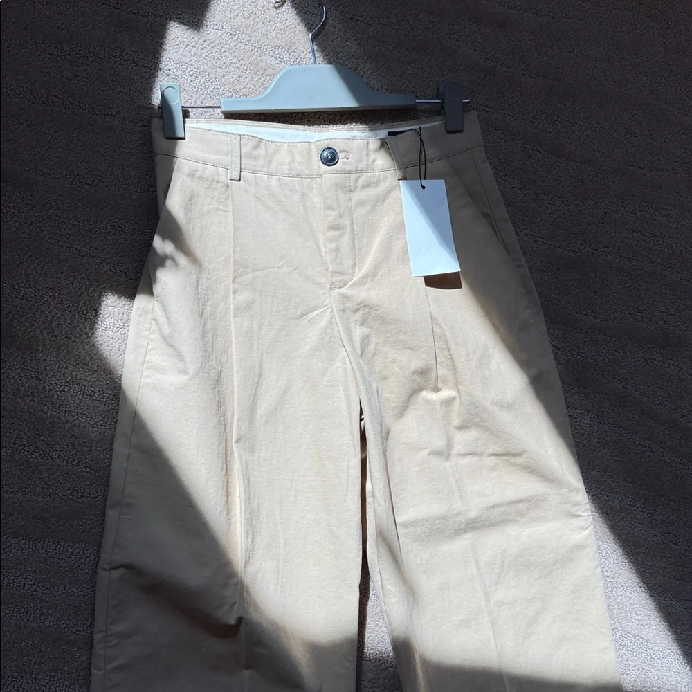 Zara Tailored Cotton Chino Trousers - Picture 17 of 17